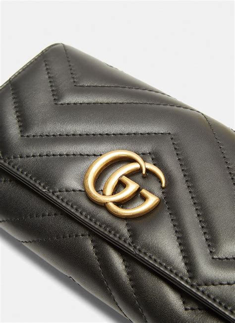 gucci long wallet price|gucci wallet women black.